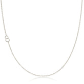 14k Gold Asymmetrical Number Necklace - 8