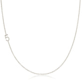 14k Gold Asymmetrical Number Necklace - 5