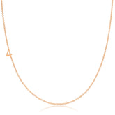 14k Gold Asymmetrical Number Necklace - 4