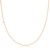 14k Gold Asymmetrical Number Necklace - 1