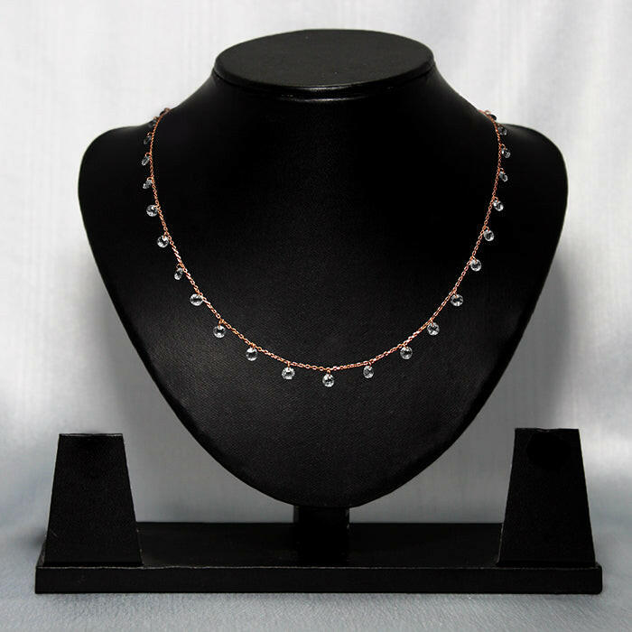 Rose Gold Queens Necklace Pendant.