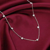 Silver Star Constellation Necklace Pendant.