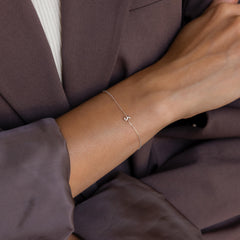 Bubble Initial Bracelet
