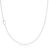 14k Gold Asymmetrical Letter Necklace - C