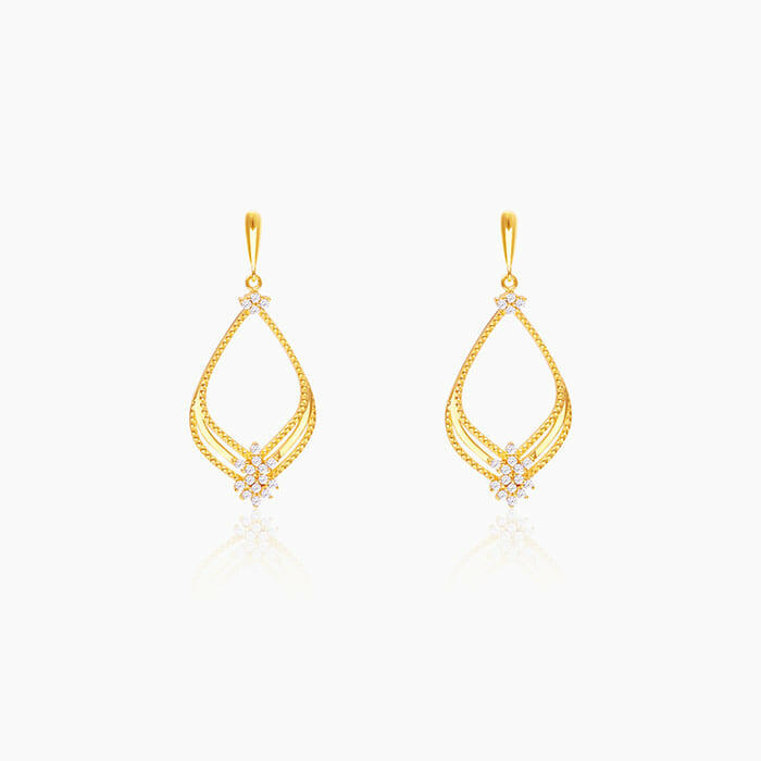 Golden Princess Earrings Earrings.