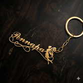 Fairy Angel Name Keychain