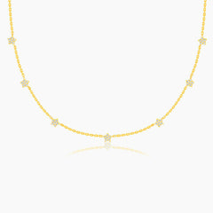 Golden Star Constellation Necklace Pendant.