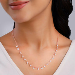 Rose Gold Queens Necklace Pendant.