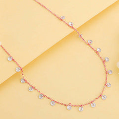 Rose Gold Queens Necklace Pendant.