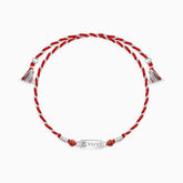 Silver Personalised Ganpati Name Rudraksh Rakhi