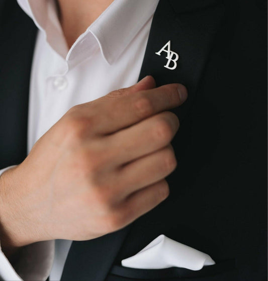 Personalized Initial Letter Name Brooch Brooch.