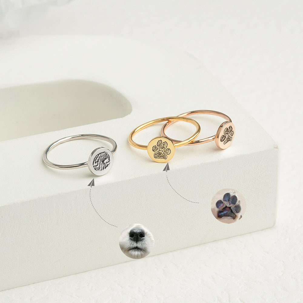 Custom Finger Girlfriend for Her Anniversary BFF Ring.