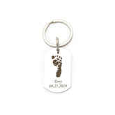 Custom Foot Finger Print with Name Date Birthday Presents Gifts for Dad