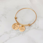 Custom Name Bangle Bracelet