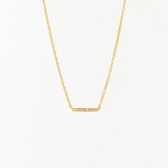 Pave Bar Necklace
