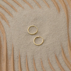 Small Thin Hoops