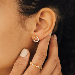Helen Diamond Sun Studs