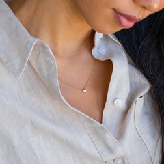 Madeline Opal Heart Necklace