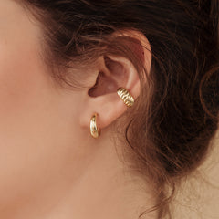 Dome Hoops Earrings