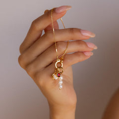 Hinged Circle Charm Bracelet