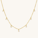 Dangling Pearl Necklace