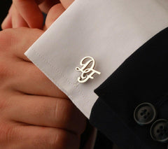 Personalised Monogram Cufflinks for Groom cufflink.
