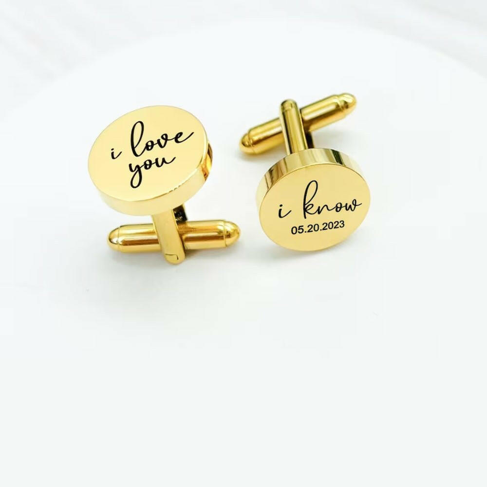 Personalized Name Cufflinks Perfect for groomsmen gifts cufflink.