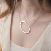 Script Name Pendant Chain Necklace Necklace.