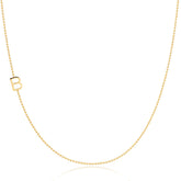 Custom Gold Necklace - 1 Letter