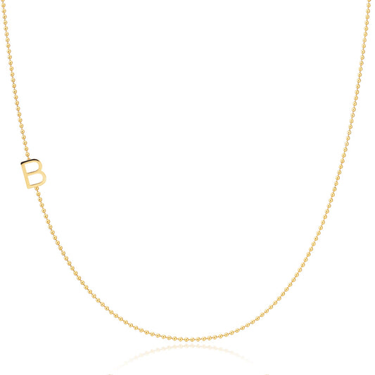 Custom Gold Necklace - 1 Letter