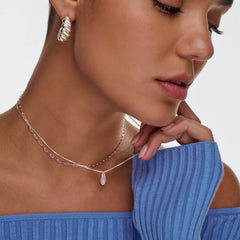 Customized Willow Drop Initial Name Necklace