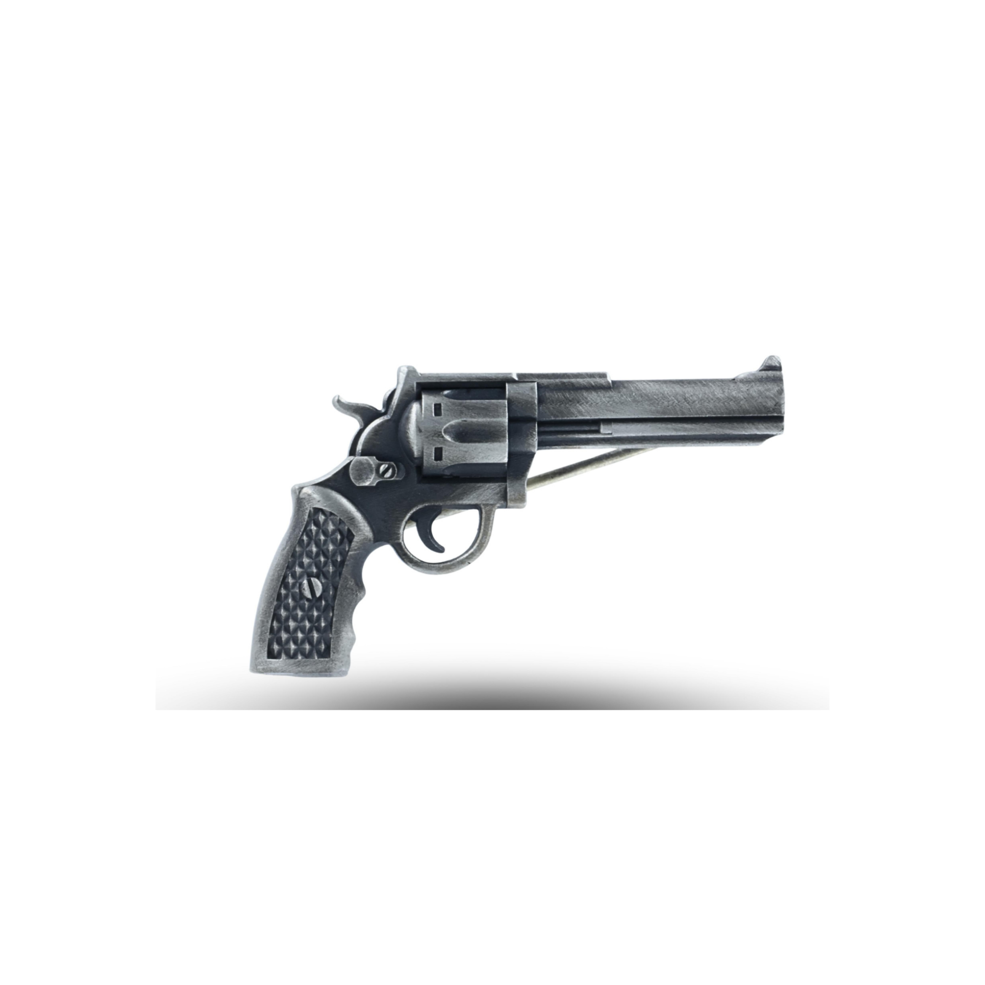SILVER -GUN PISTOL BROOCH