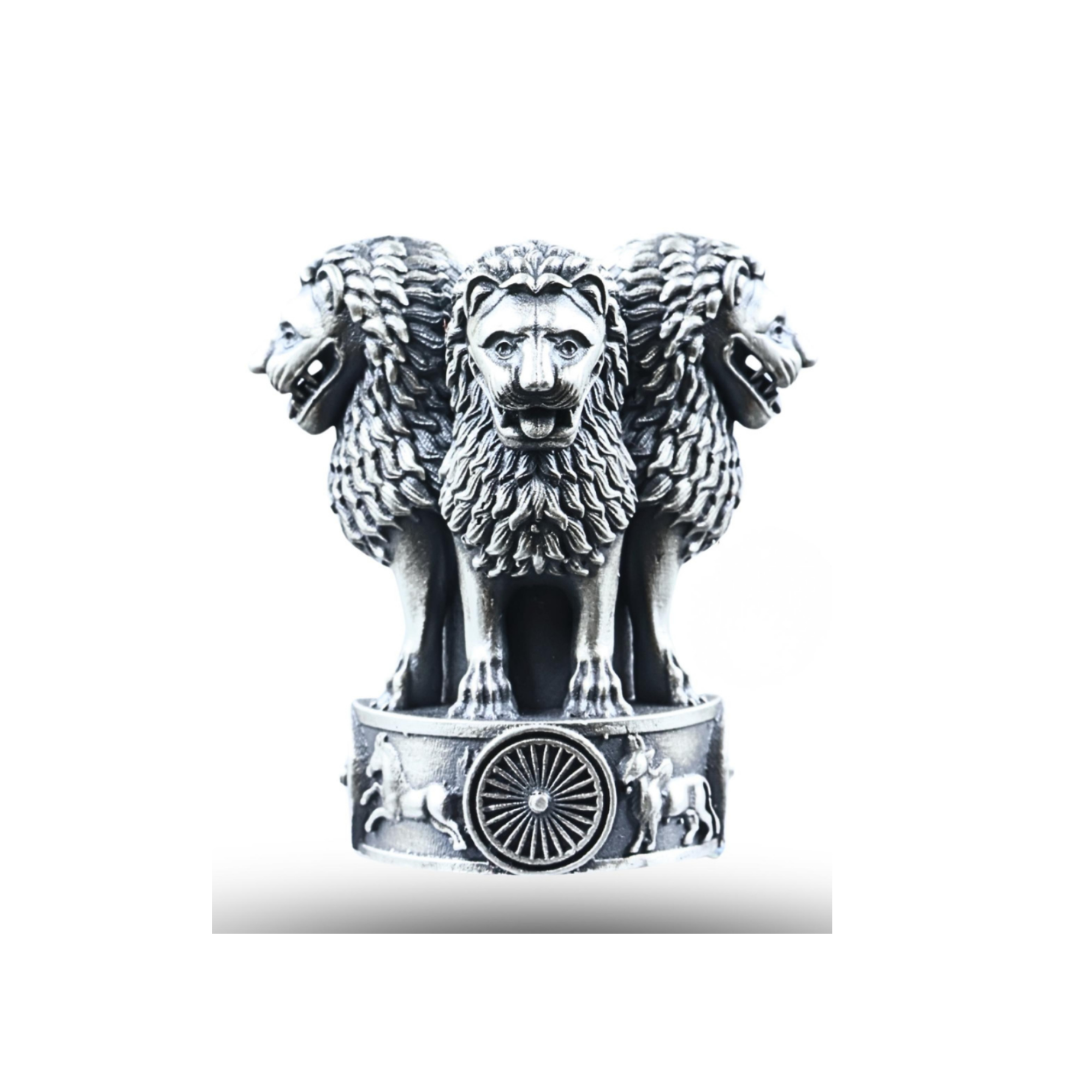 SILVER NATIONAL EMBLEM BROOCH