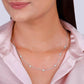 Silver Star Constellation Necklace Pendant.