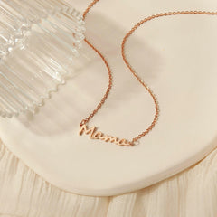 To my Beautiful Mom" Mama Necklace Gift Set Necklace.
