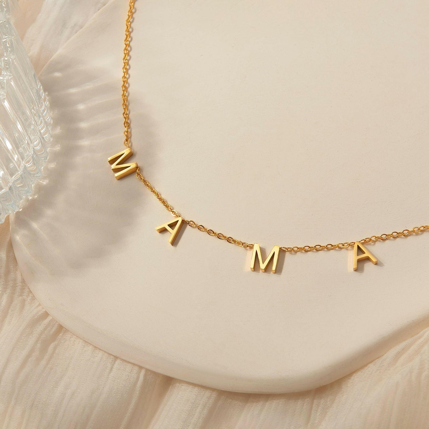 To an Amazing New Mom" Mama Necklace Gift Set Necklace.