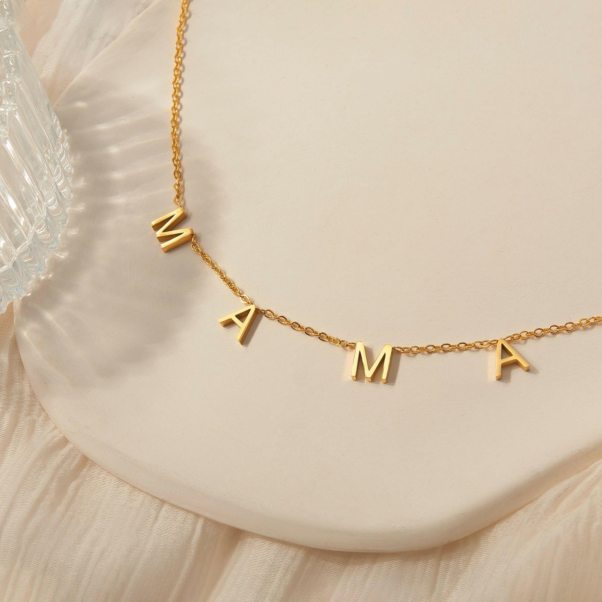 To an Amazing New Mom" Mama Necklace Gift Set Necklace.