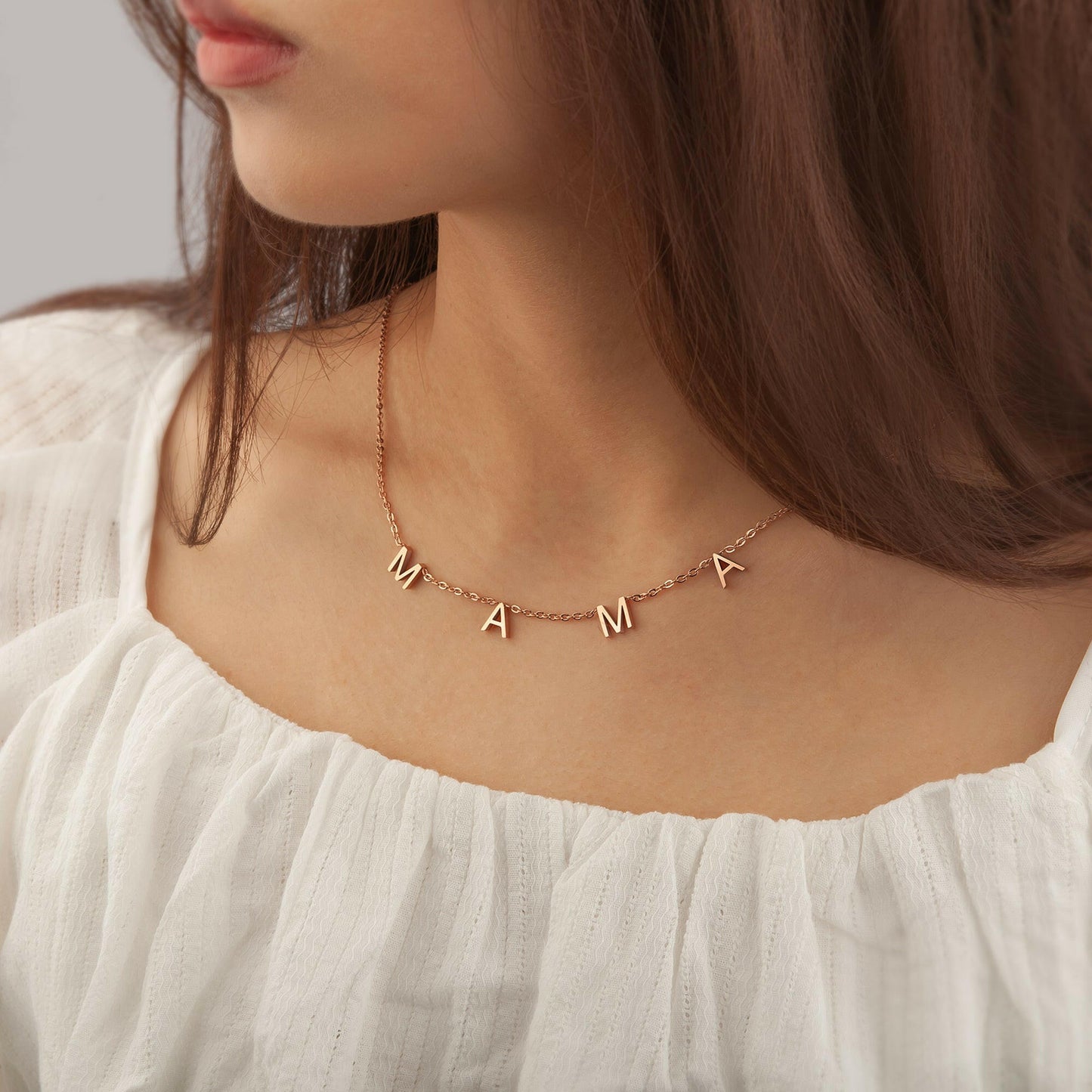 To an Amazing New Mom" Mama Necklace Gift Set Necklace.