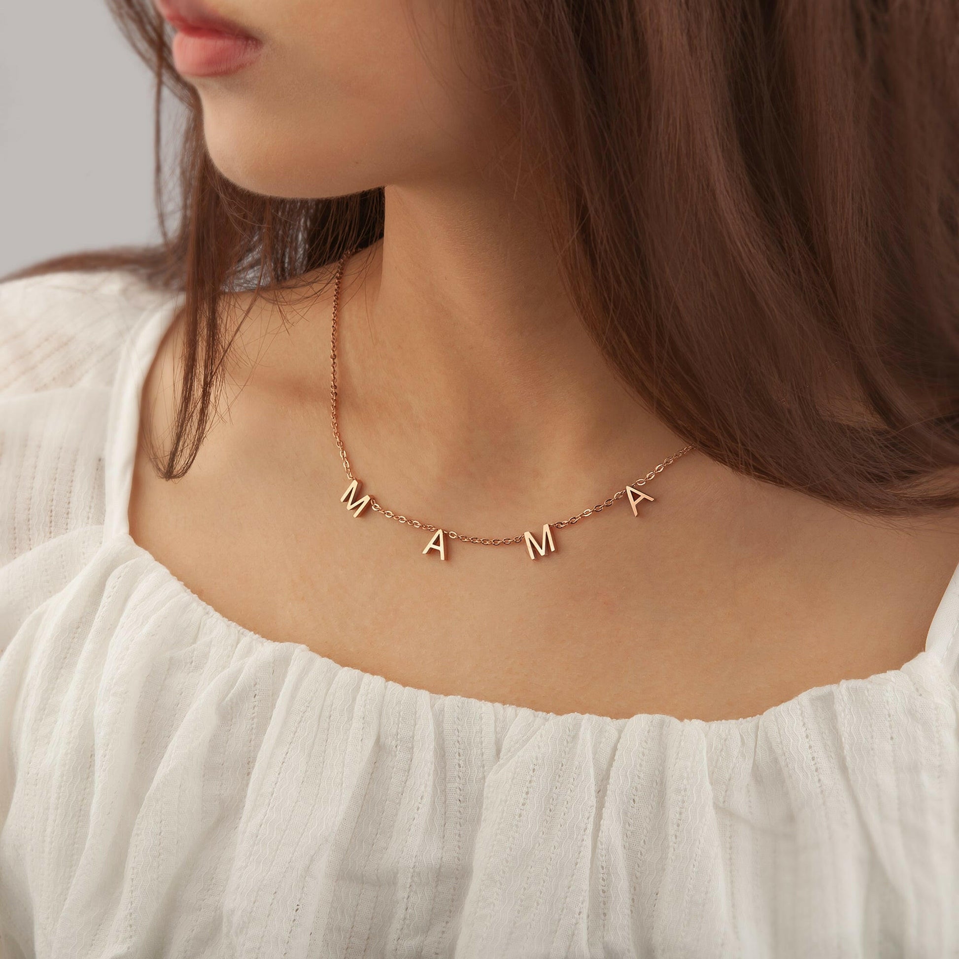 To an Amazing New Mom" Mama Necklace Gift Set Necklace.