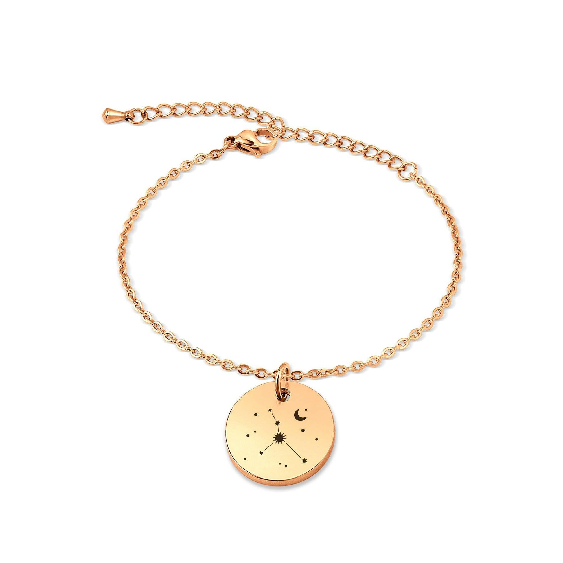 Personalized Constellation Charm Bracelet Bracelet.