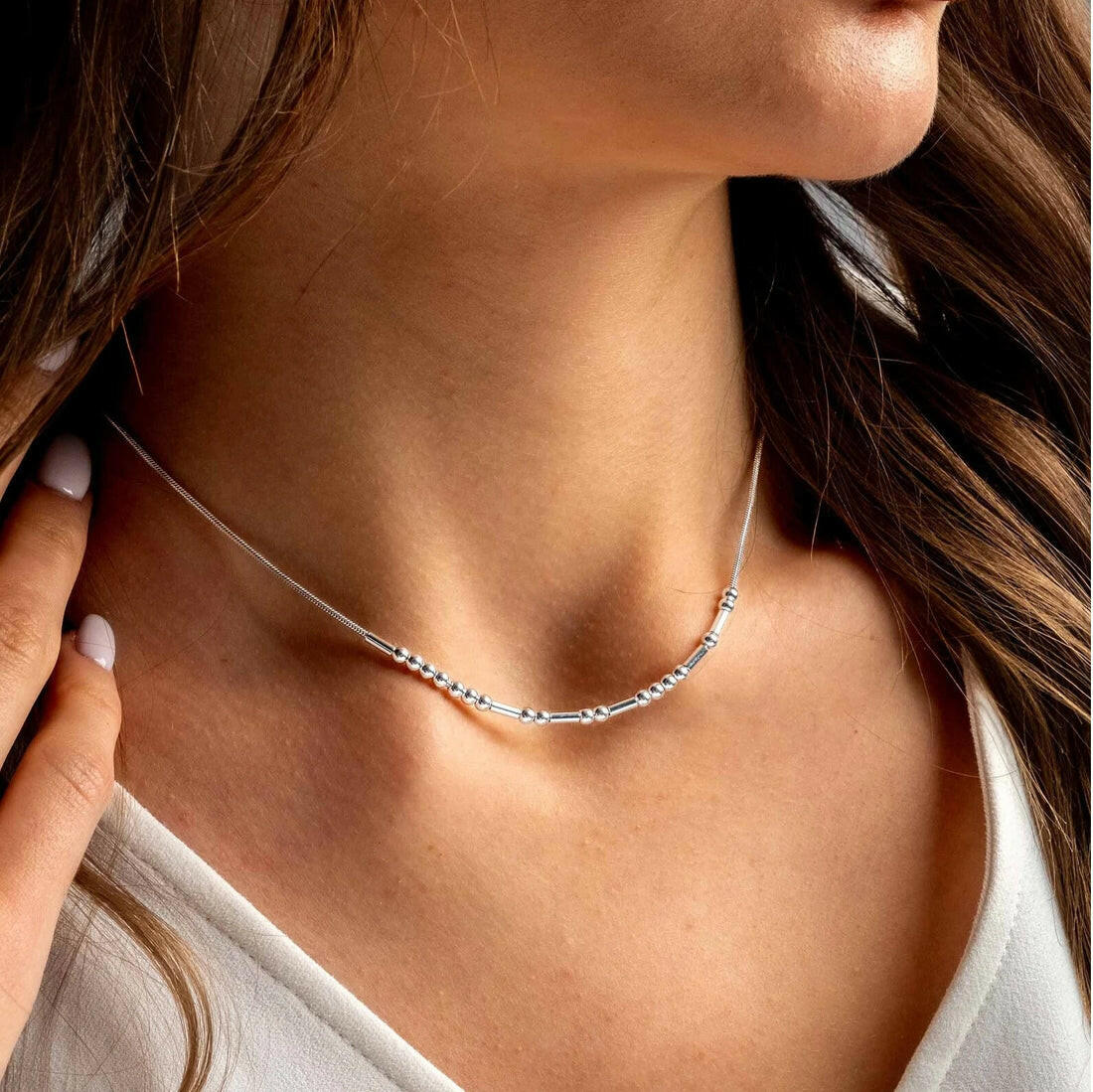 Custom Morse Code Necklace for Women Necklace.