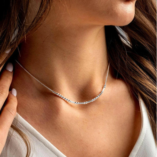 Custom Morse Code Necklace for Women Necklace.