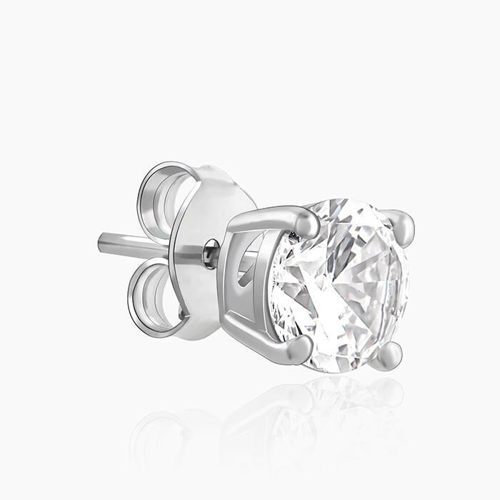 Silver Zircon Earrings Earrings.