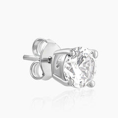 Silver Zircon Earrings Earrings.