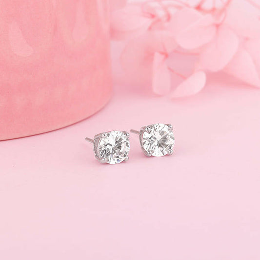 Silver Zircon Earrings Earrings.