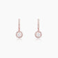 Rose Gold Zircon Drizzle Drop Earrings Earrings.