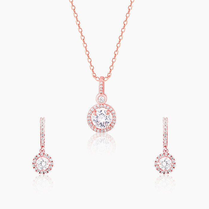 Rose Gold Drizzle Drop Set Set.