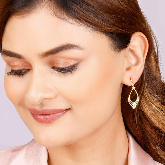 Golden Princess Earrings Earrings.