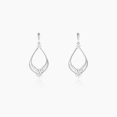 Silver Princess Earrings Earrings.