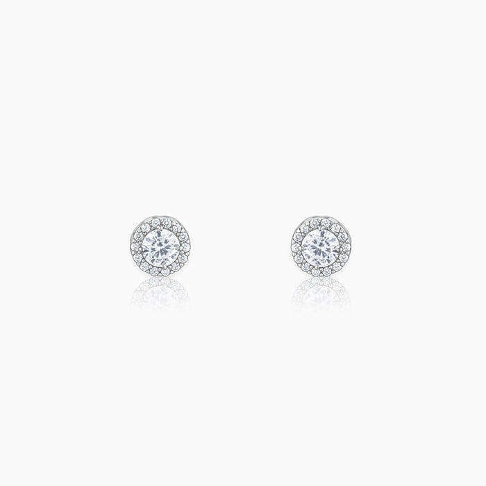 Silver Drizzle Drop Stud Earrings Earrings.